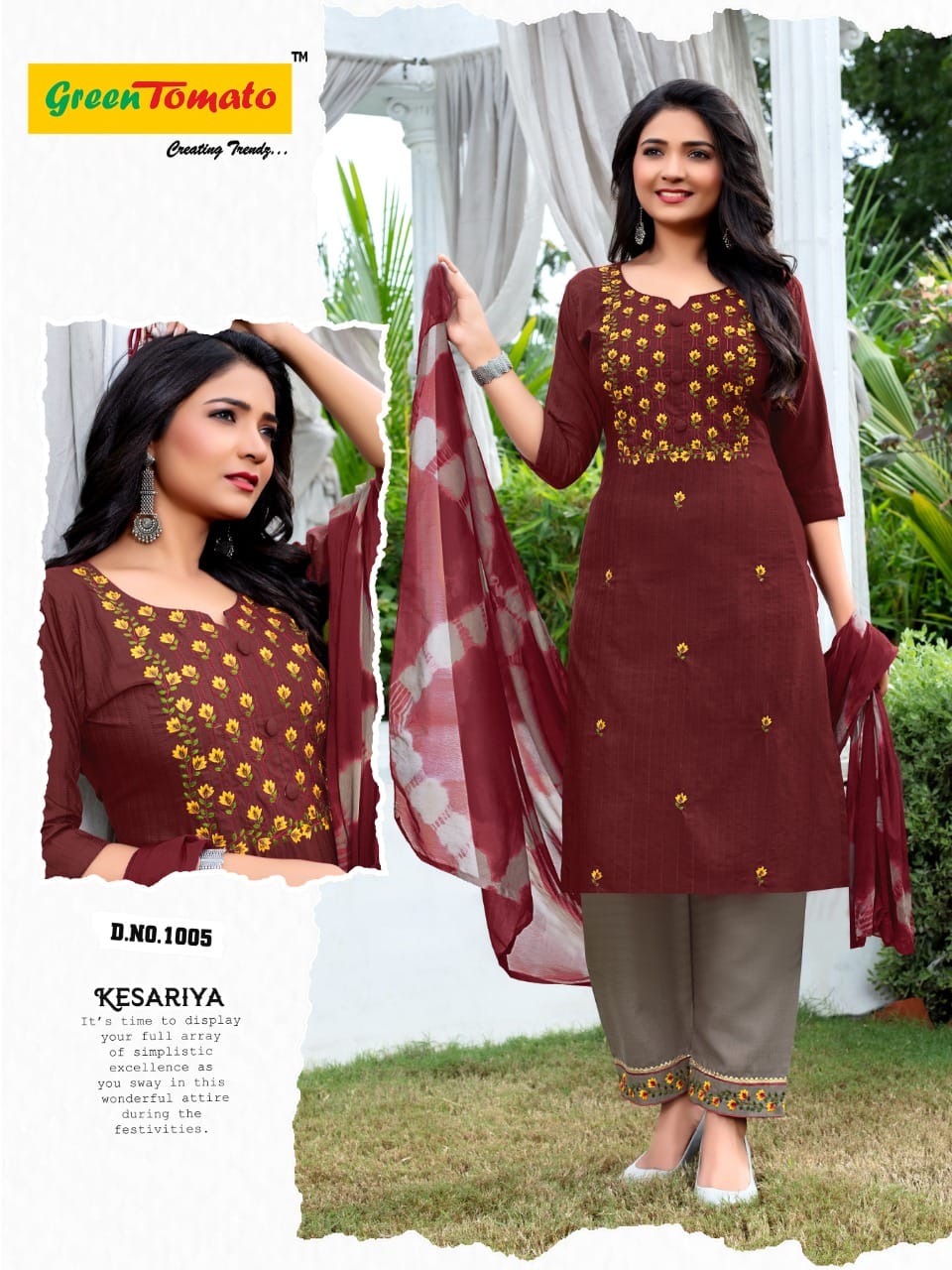 Kesariya By Green Tomato Designer Salwar Suits Catalog